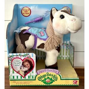 Cabbage Patch Kids Style & Care Pony Play Along Plush Collectible
